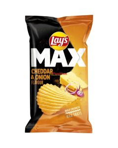 Lays Max Cheddar & Onion 185 Gram