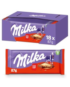 Milka Lu Chocolade Reep 18 x 87 Gram
