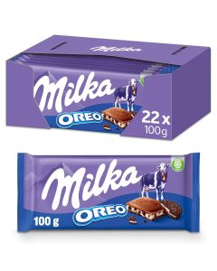 Milka Oreo Chocolade Reep 22 x 100 Gram