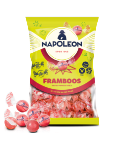 Napoleon Framboos Kogels 150 Gram