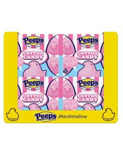 10 Cotton Candy Marshmallow Chicks Doos - 36 x 85 Gram