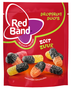 Red Band Magic Drop Fruit Duo's Zoet Zuur 250 Gram
