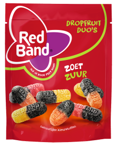 Red Band Magic Drop Fruit Duo's Zoet Zuur 250 Gram