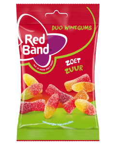 Red Band Winegum Zoet Zuur 166 Gram