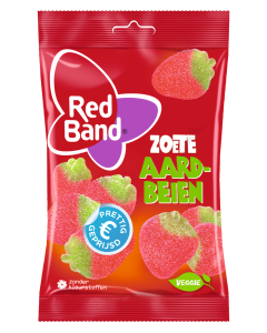 Red Band Gesuikerde Aardbeien 180 Gram