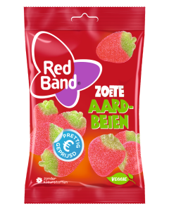 Red Band Gesuikerde Aardbeien 180 Gram