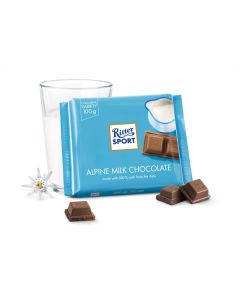 Ritter Sport Alpenmelk Chocolade Reep 100 Gram