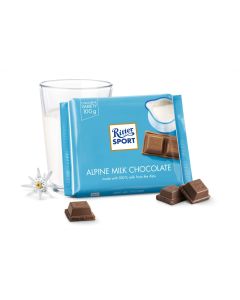 Ritter Sport Alpenmelk Chocolade Reep Doos - 12 x 100 Gram