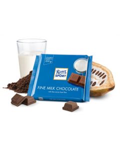 Ritter Sport Extra Fijne 35% Melk Chocolade Doos - 12 x 100 Gram
