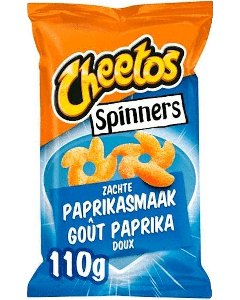 Cheetos Spinners Paprika Chips 110 Gram