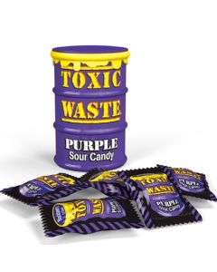 Toxic Waste Purple Sour Candy Drum