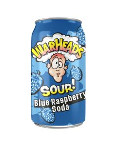 Warheads Sour Blue Raspberry Soda 12 x 355ML