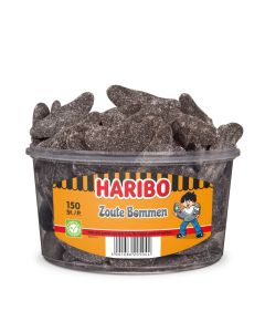 Haribo Zoute Bommen 150 Stuks