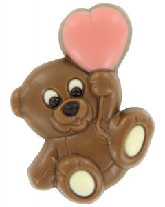 Chocolade Beertjes Roze Hart Doos 2,16 Kilo/ 144st