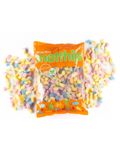 Matthijs Veggie Zure Neon Wormen 4 x 1 Kilo