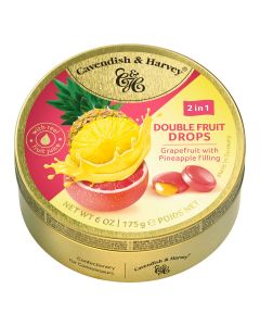 Cavendish & Harvey Double Fruit Grapefruit Ananas 175 Gram