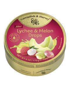 Cavendish & Harvey Lychee & Melon Drops 175 Gram