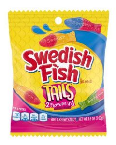 Swedish Fish Tails 2 Flavours 102 Gram