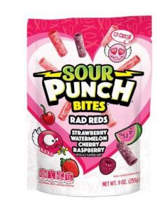 Sour Punch Rad Reds Bites 140 Gram