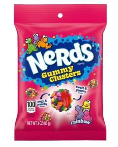 Nerds Gummy Cluster Rainbow 85 Gram