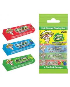 Warheads Sour Gum 4-Pack 55 Gram