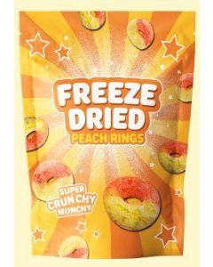 Freeze Dried Peach Rings 55 Gram