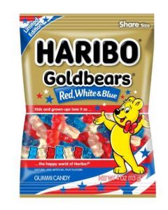 Haribo Goldbears Red White Blue 113 Gram