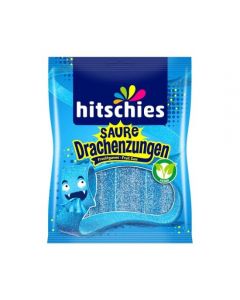 Hitschies Drachenzungen Zure Blauwe Matten 125 Gram