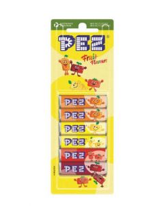PEZ Navul Doos 6-Pack Fruit x 18
