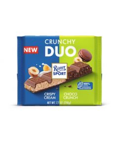 Ritter Sport Crunchy Duo Crisp Cream & Choco Crunch 218 Gram
