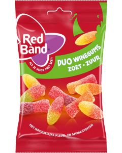 Red Band Duo Winegums Zoet Zuur Doos 12 x 120 Gram