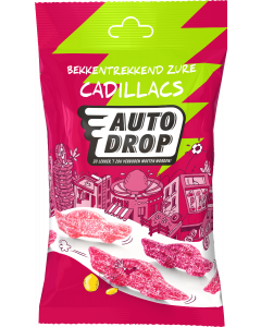 Autodrop Bekkentrekkend Zure Cadillacs Snackpack (85 gram)