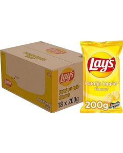 Lays Patatje Joppie Chips Doos 18 x 200 Gram
