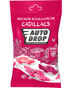 Autodrop Beroemde Bosvruchtrode Cadillacs Snackpack (85 gram)