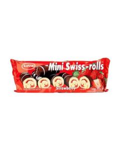 Mini Swiss Roll Aardbei 175 Gram 