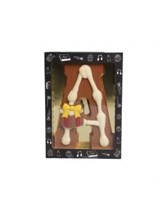 Luxe Gedecoreerde Melk Chocolade Letter A 240 Gram