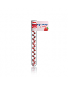 Papermints Coolcaps Strawberry Tube 18 stuks