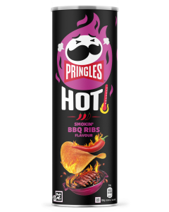 Pringles Hot Smokin BBQ Ribs 160 Gram