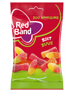 Red Band Winegum Zoet Zuur 166 Gram