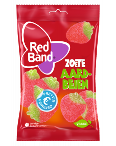 Red Band Gesuikerde Aardbeien 180 Gram