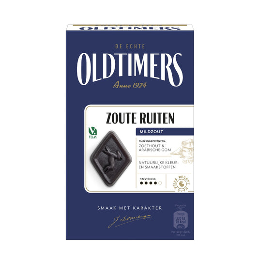 Oldtimers Zoute Ruiten 185 gram