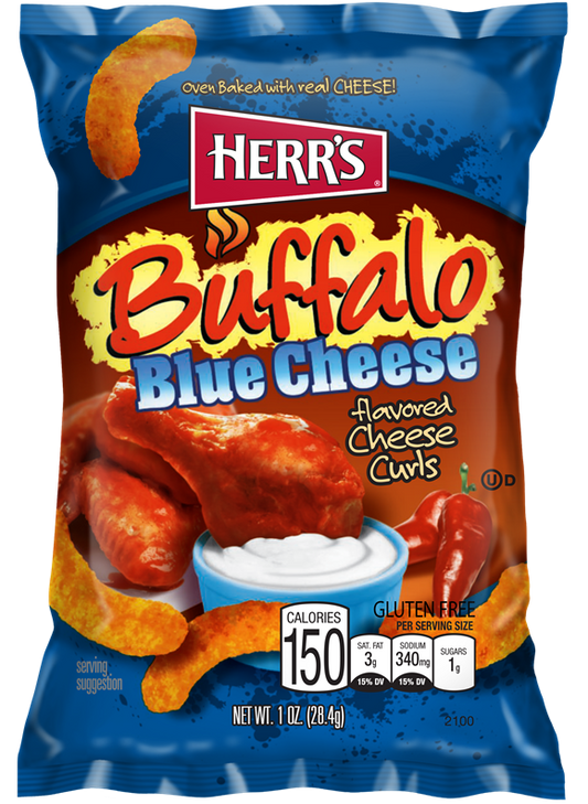 Herr's Buffalo Blue Cheese Curls 199 Gram