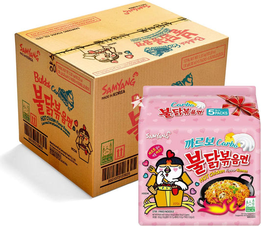 Samyang Ramen Hot Chicken Carbonara Noodles 40 x 130 gram