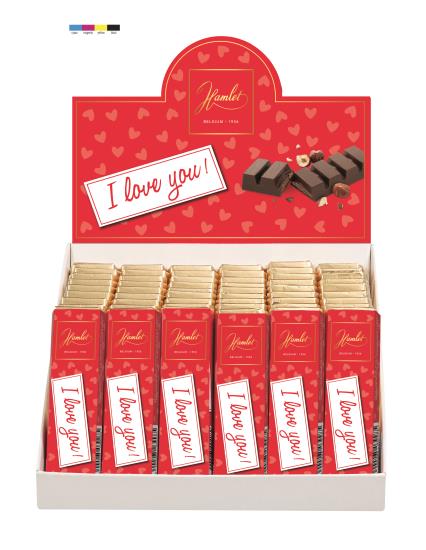 I Love You Praline Repen 54 x 45 Gram