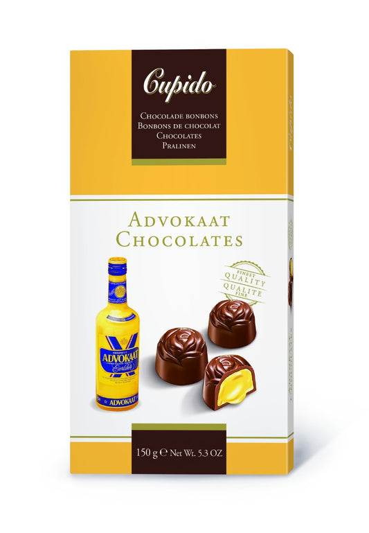 Cupido Advocaat Chocolade Likeur Pralines 150 Gram