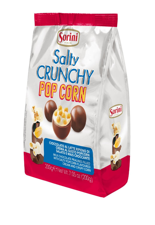 Sorini Salty Crunchy Popcorn Pralines 200 Gram