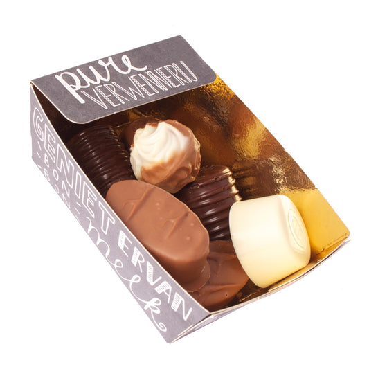 Pure Verwennerij Chocolade Praline Bonbons Assortiment 175 Gram
