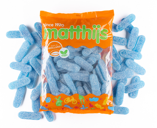 Gelatine Vrije Zure Blauwe Tongen 800 Gram