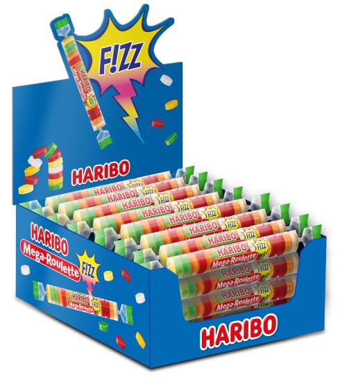 Haribo Roulette Zuur Mega Rol Doos