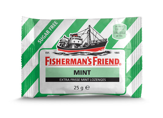 Fishermans Friend Suikervrij Mint Doos - 24 x 25 Gram